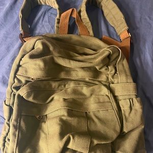 Green backpack